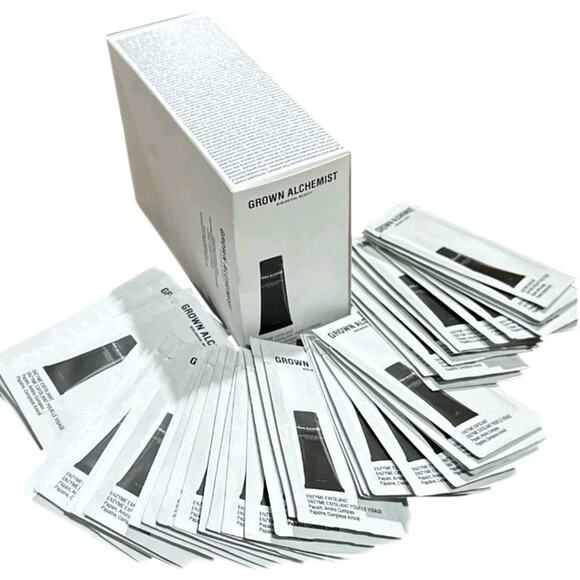 Grown Alchemist Other - 50x Grown Alchemist Enzyme Facial Exfoliant Travel Size Sachet Samples 3ml Each